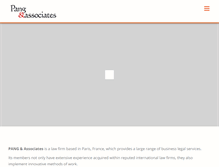 Tablet Screenshot of pang-associates.com
